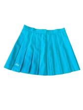 Head Sportswear Pleated Tennis Skirt Turquoise Green W10 90s Retro Vintage