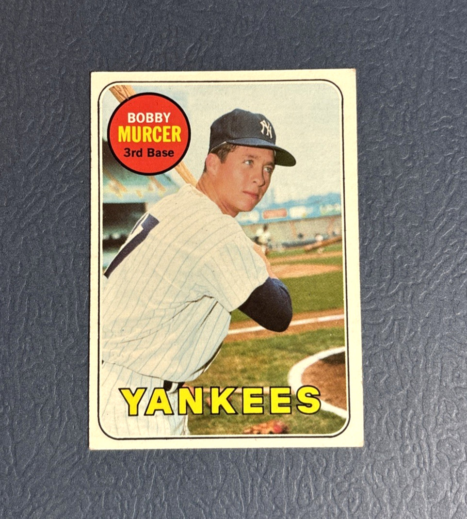 1969 Topps Bobby Murcer high number 657 New York Yankees VG