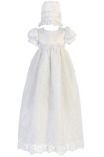 Baby Girl Baptism Dress Christening Dresses for Baby Girl White Baptismal Gow...