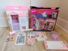 Vintage 1996 Barbie Folding Pretty House Playset Mattel New OPEN BOX COMPLETE