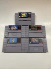 SNES Game Lot: Super Ghouls n Ghosts, Super Mario World, Fatal Fury 2 + More