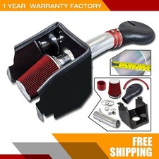 Red 94-01 For Ram 1500 V8 5.2l5.9l Heat Shield Cold Air Intake Filter