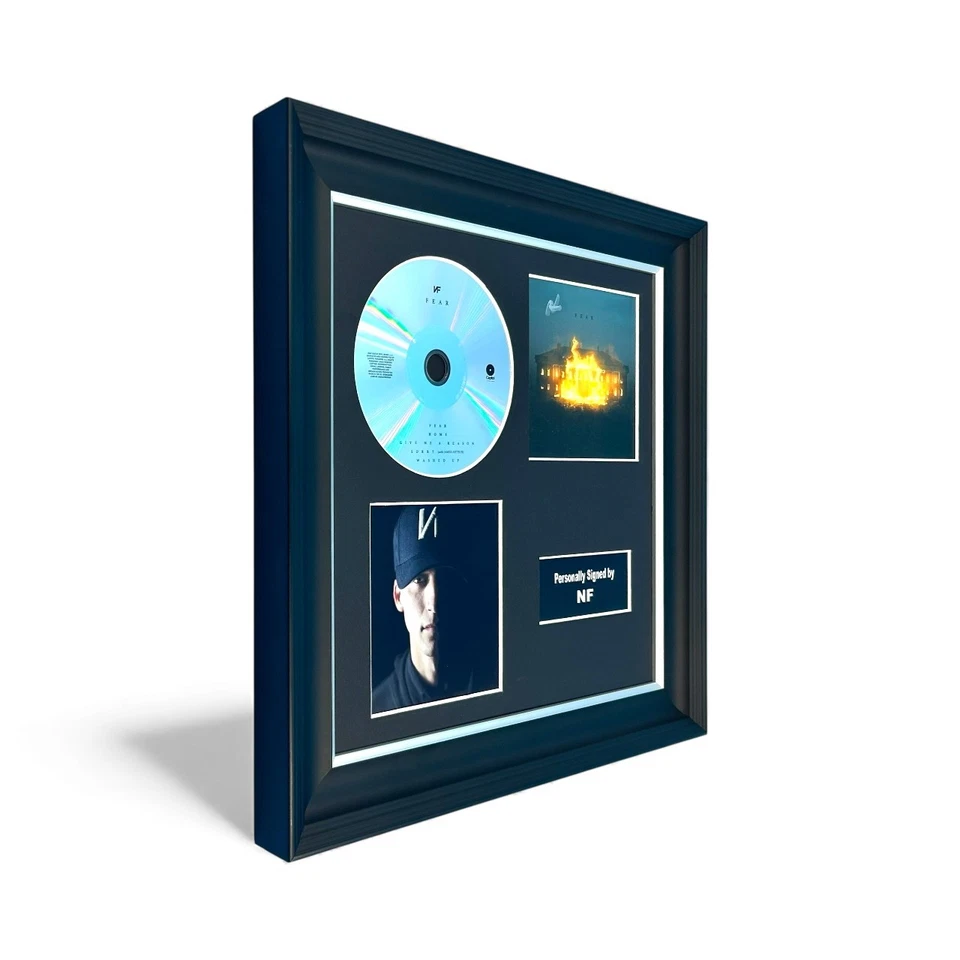 NF SIGNED "Fear" Luxury CD Photo Display & COA Autographed Music Memorabilia - Image 2 of 4