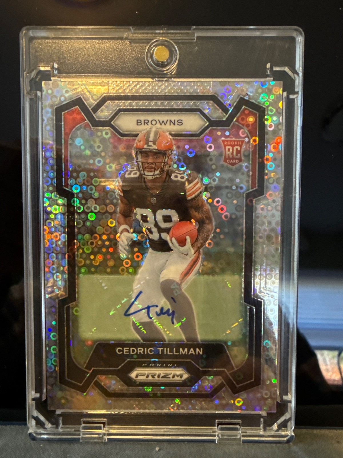 2023 Prizm Cedric Tillman Disco Auto RC Browns #321