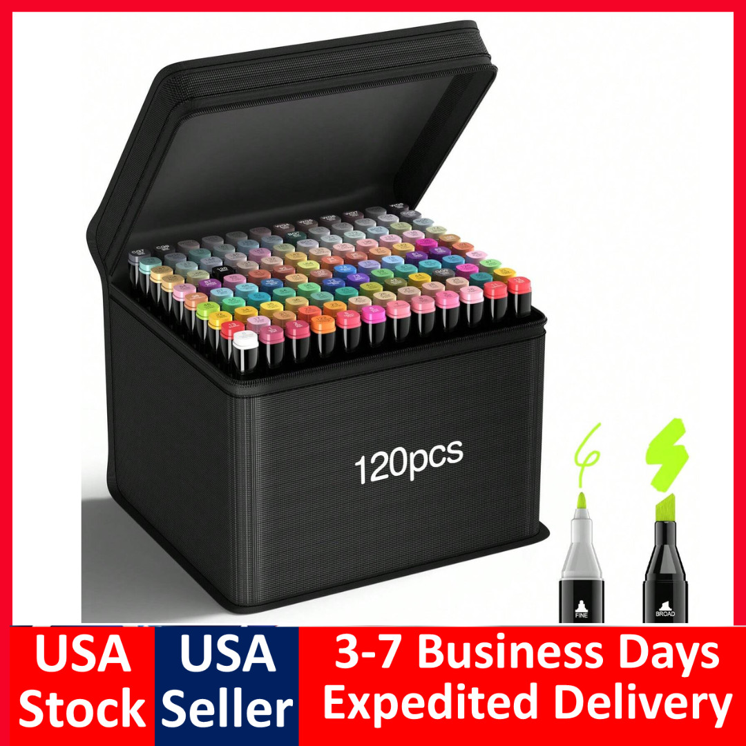 Drawing Markers Set Dual Tip Alcohol Markers