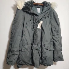 1996 US Military N-3B Flight Parka USAF Extreme Cold Weather Jacket DeadStock XL