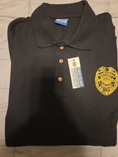 Security Polo with Reflective Design, both left chest and back Size XL NWT