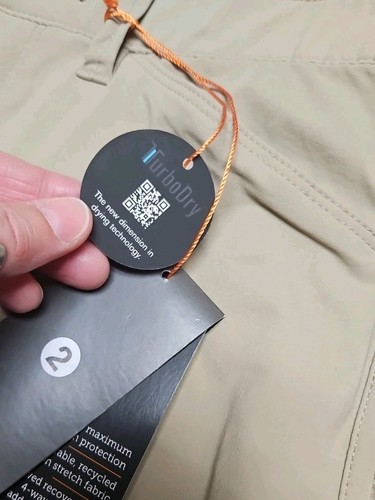 Neu mit Etikett Orvis Turbo Dry Wanderhose/Capri (Bündchen) Stretch Damengröße 2 x 32 - Bild 6 von 14