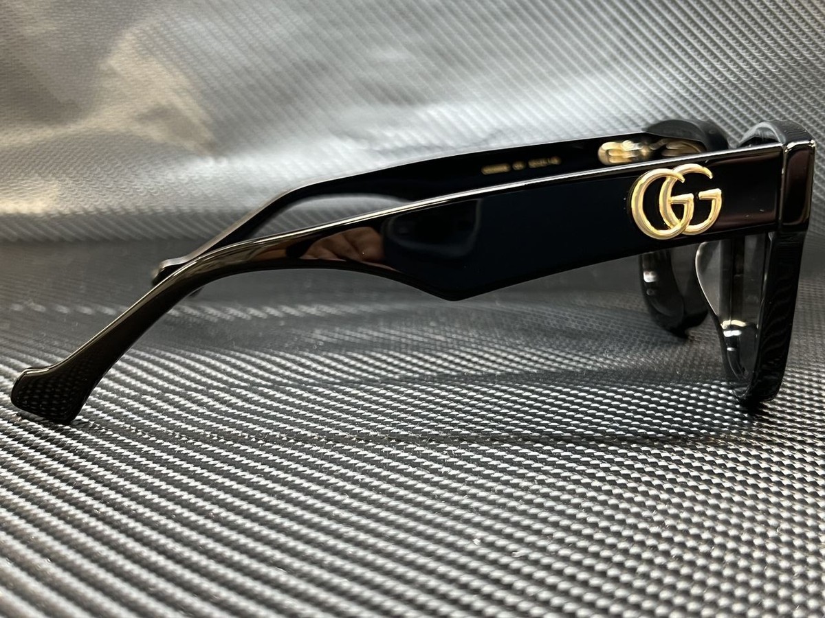 GUCCI GG0998S 001 Black Square 52 mm Women's Sunglasses