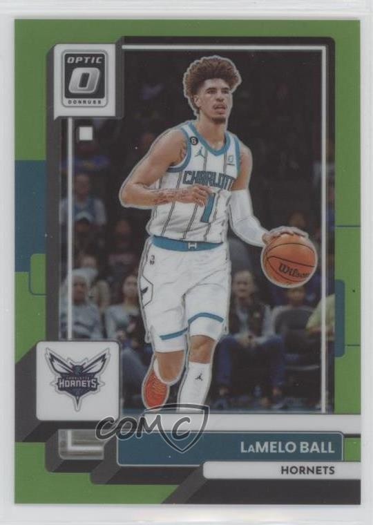 2022-23 Panini Donruss Optic Lime Green Prizm 82/149 LaMelo Ball #150 0z6a