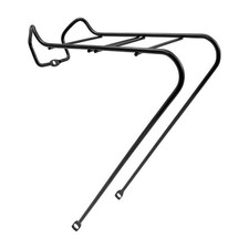 Portapacchi anteriore MVTEK 20" per bici pieghevole acciaio nero