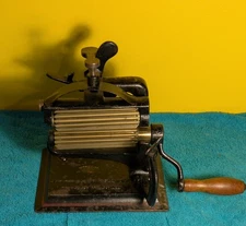 Crown Fluting Pleater Crimper Sad Iron ANTIQUE 1880'S North Brothers...