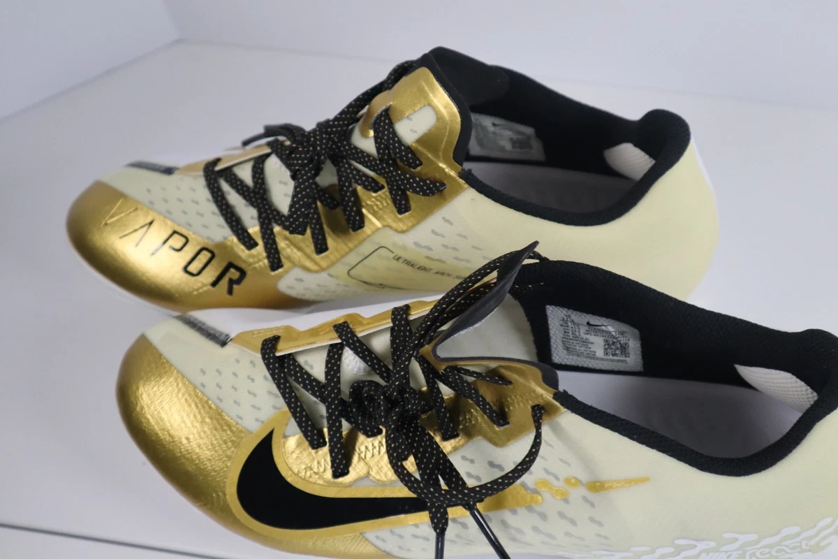 Nike React Vapor Ultrafly Elite 4 Black Metallic Gold for Sale