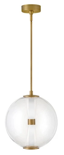 Hinkley Lighting 33107 Elin 14"W LED Pendant - Brass - Picture 5 of 9