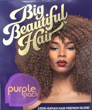 Outre Big Beautiful Human Hair Premium Blend SEW-IN 4PCS 3c-Whirly DR30 64 x 10"