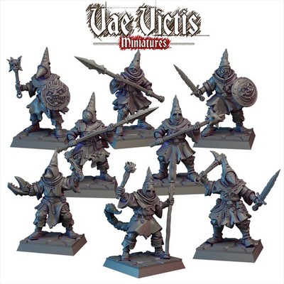 Vae Victis 28mm Cultists for Mordheim, D&D, Frostgrave, Miniature Wargaming