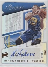 2014 Prestige Bonus Shots Orange Die-Cut Premium 14/49 Nemanja Nedovic Auto 2u3