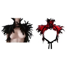 Feather Shrug Shawl  Party Scarf for  Stole Poncho