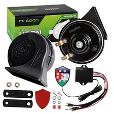 Musical Car Horn with 10-Tone Controller 12v Motorcycle Horns High/Low Tone