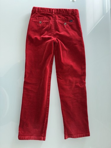 Polo Ralph Lauren Boy Red 98% Cotton Corduroy Pants Size 7 - Picture 3 of 3