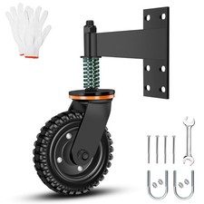 8 Inch Heavy Duty Fence Gate Wheel - 600lb Capacity for Metal Tube Gates With...