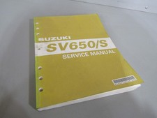 2003 SUZUKI SV650/S OEM GENUINE SERVICE MANUAL 99500-36120-03E
