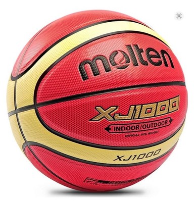 Molten Basketball XJ1000 Größe 7 Indoor/Outdoor-Training mit Set Bälle Pumpe 