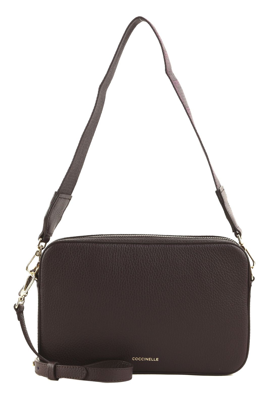 COCCINELLE cross body bag Mini Bag Grained Leather Prune