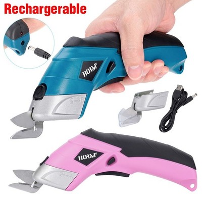 11000RPM Cordless Electric Scissors Rechargeable Battery For Fabric Cardboard