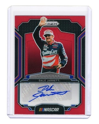 Panini Prizm Dale Jarrett Legendary Signatures Red Prizm Parallel SP /99 (AU)