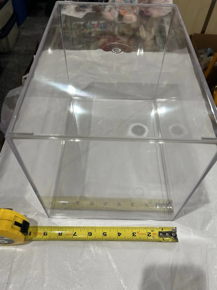 4 Clear Acrylic Display Case 12.5 x 8.5 x 9 inch Rectangle Box For Collectibles! - Image 4 of 4