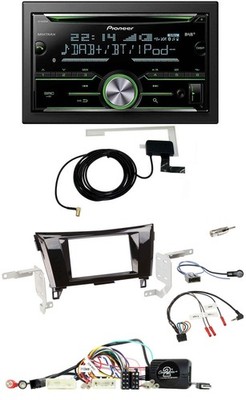 Pioneer CD USB Lenkrad Bluetooth 2DIN DAB Autoradio für Nissan Qashqai X-Trail 2