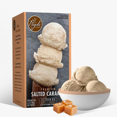 Triple Scoop - Premium Salted Caramel Ice Cream Mix For 1 Pack 