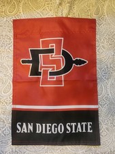 San Diego State Aztecs 12X18 Inch Double Sided NCAA College Garden Flag 