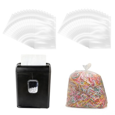 200 Pcs 5-6 Gallons Shredder Bags Large Gallon Size Paper Shredder Bags for H...