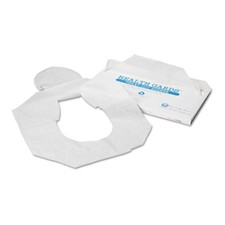 Health Gards Toilet Seat Covers Paper White Half Fold Disposable 5000 Count