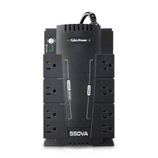 CP550SLG Standby UPS Battery Backup and Surge Protector, 550VA/330W, 8 Outlet...