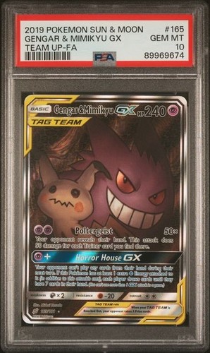 Gengar & Mimikyu-GX graded PSA 10 for sale on eBay