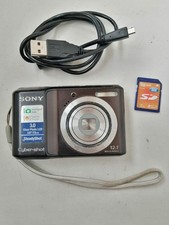 TESTED Sony Cyber-Shot DSC-S2100 12.1Mp Digital Photo Camera vintage Black 2100