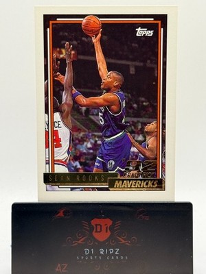 1992-93 Topps Gold - Sean Rooks #292 (RC)