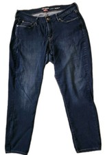 Levis Denizen Curvy Skinny 14M 5 Pocket Dark Wash