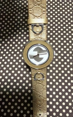 Gucci Shima Quartz Watch Gold Tone Bracelet Rare Timepiece