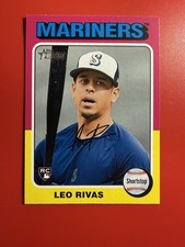 2024 Topps Heritage High Number #711 Leo Rivas RC Rookie SP Short Print