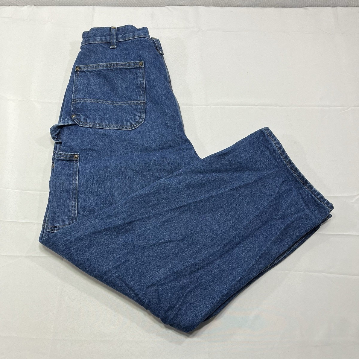 Carhartt B73 DST Jeans Mens 36x30 (34x30) Double Knee Dungaree 