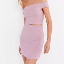 Urban Outfitters Silence + noise off the shoulder mini cutout dress Sz S Party