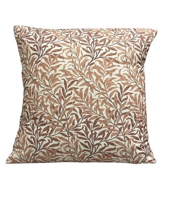 William Morris Wiilow Bough Rostrosa Creme Kissenbezug 16 Zoll