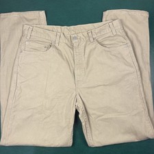 Vintage Levis 550 Jeans Mens 36x32 Tan Relaxed Fit 5-Pocket Western Made in USA