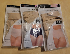 Lot of 3 Ellen Tracy Women's 4-Pack Seamless Brief Size Sml 2 Beige 1 Multicolor