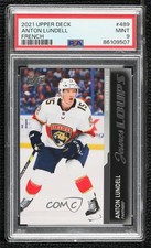 2021-22 Upper Deck Series 2 Young Guns French Anton Lundell #489 PSA 9 MINT 0d6j