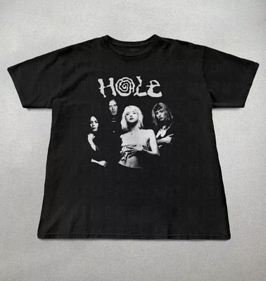 Hole Band Unisex Cotton Courtney Love T Shirt Full Size S-5XL HD856